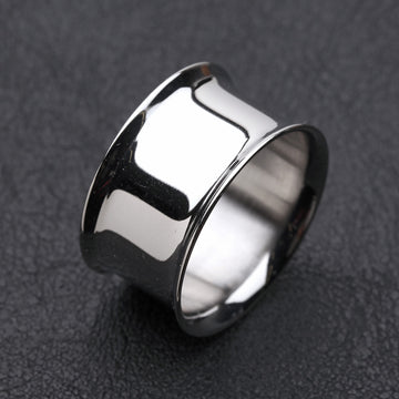 A Pair of Steel Basic Double Flared Ear Gauge Tunnel Plug
